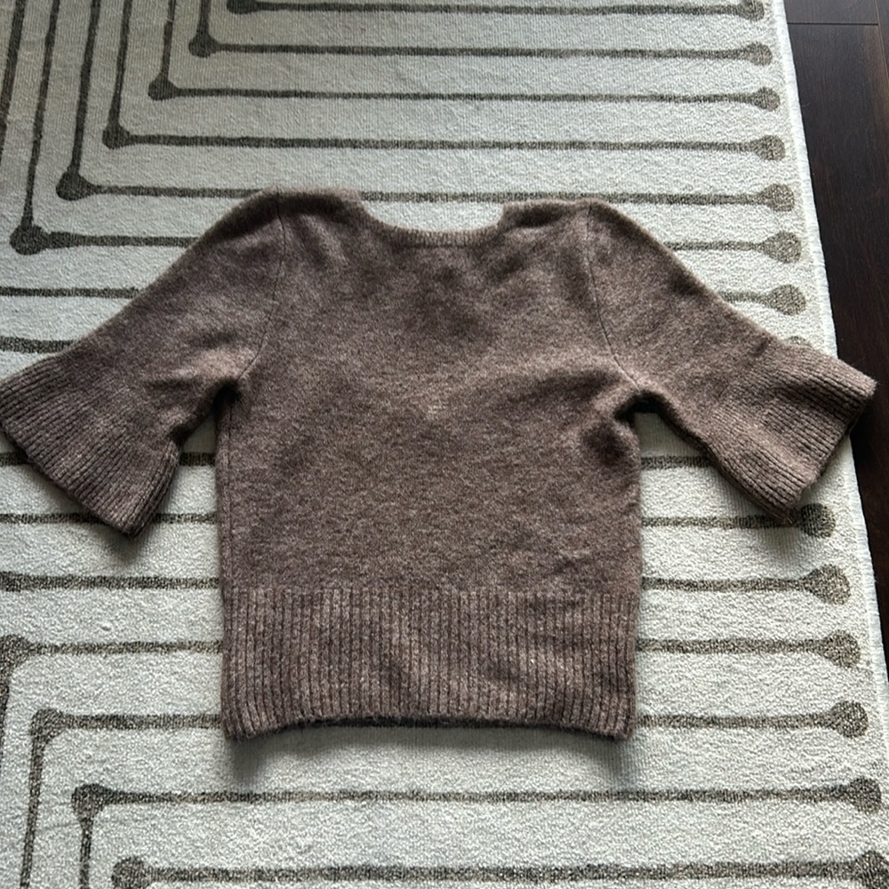 Tie back sweater